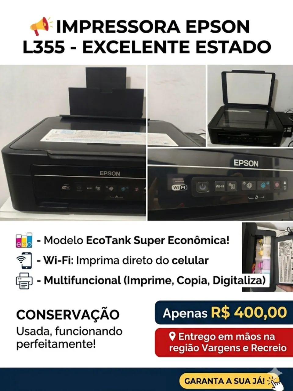 Impressora Multifuncional Epson L355