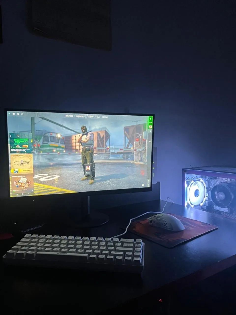 Monitor Aoc 21,5'' Gaming 100hz 1ms Full Hd 22b30hm2 Bivolt Preto - Foto 3