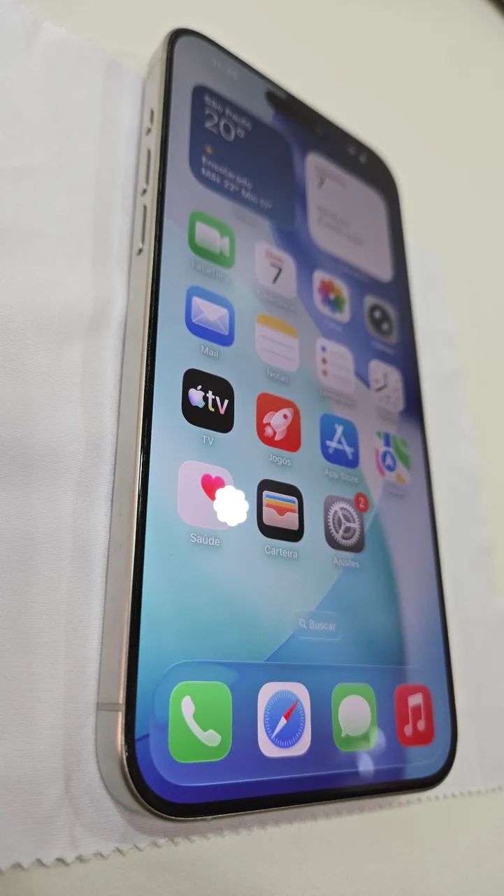 iPhone 15 Pro Max 256 GB - Branco - Foto 4
