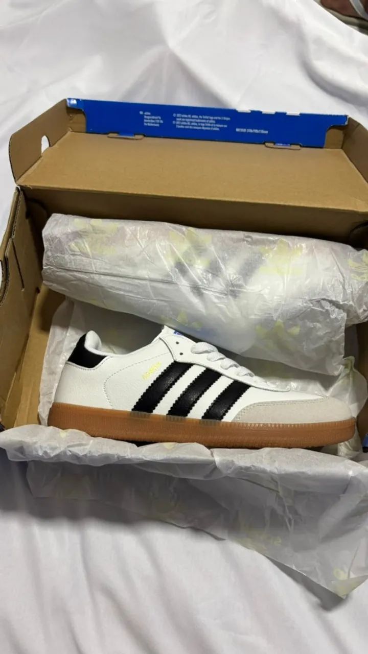 tênis adidas samba og branco R$ 180 - Foto 4