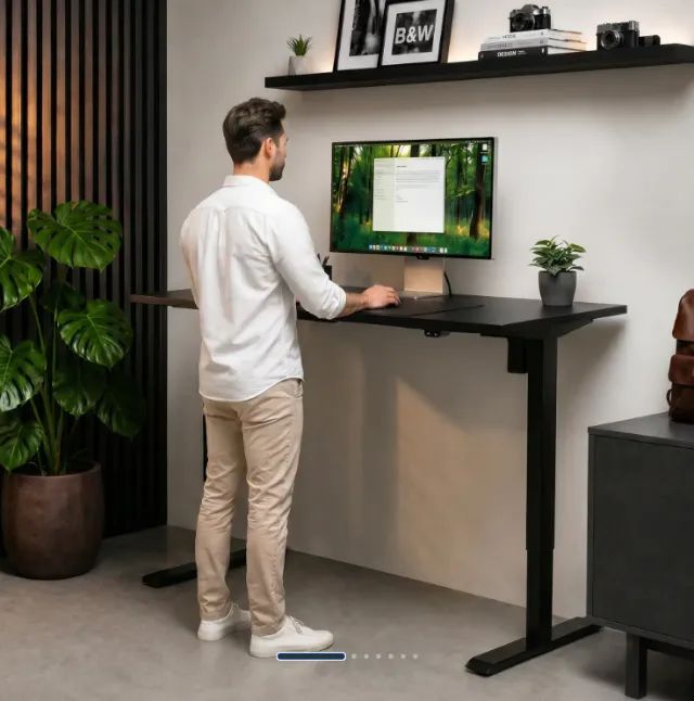 Mesa de escritório ergodesk com regulagem de altura - Foto 2