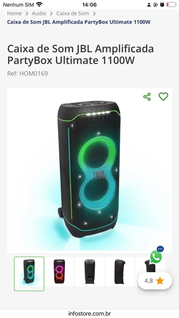 Caixa de som JBL