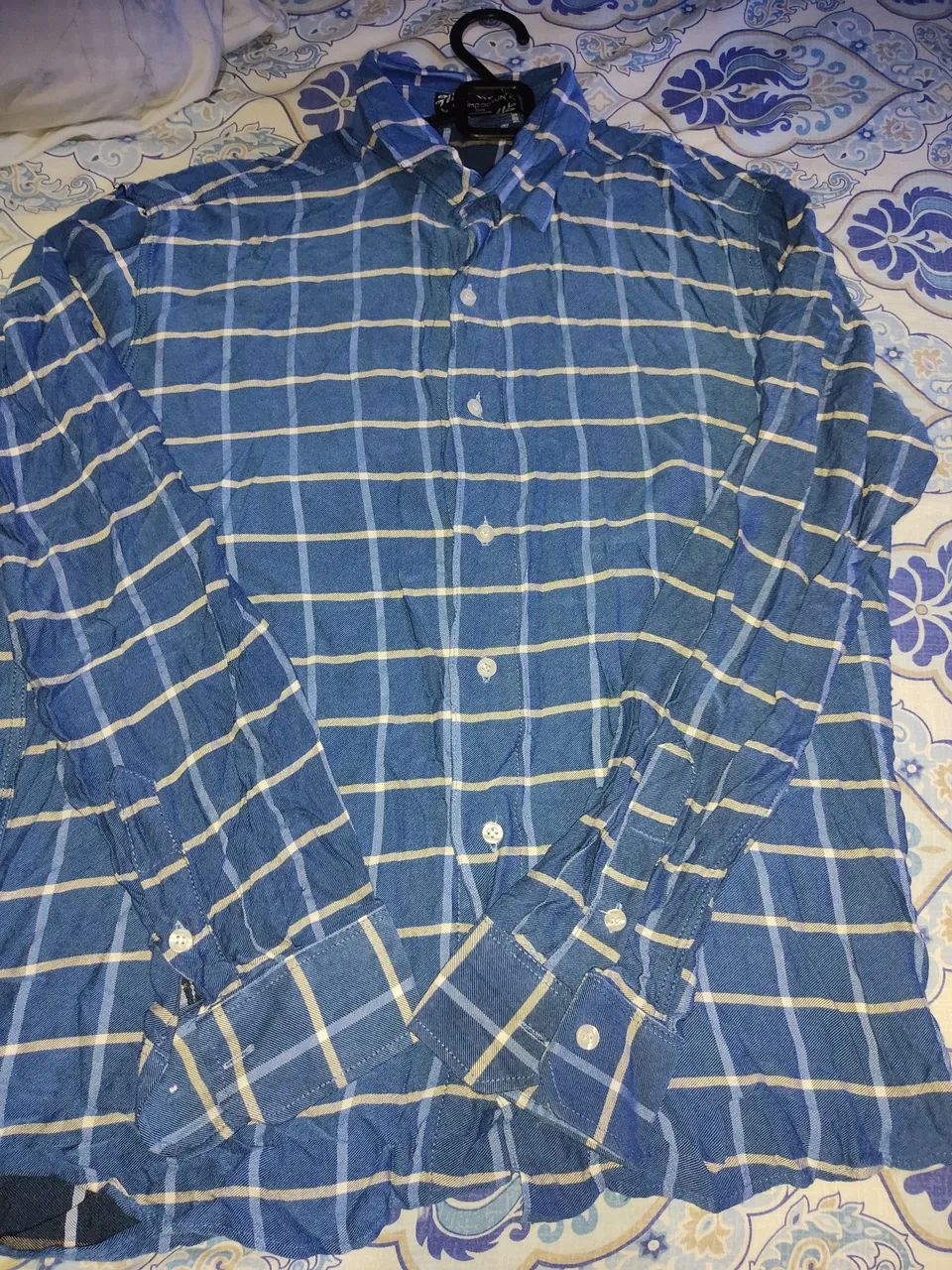 camisa xadrez de manga longa gg - Foto 2
