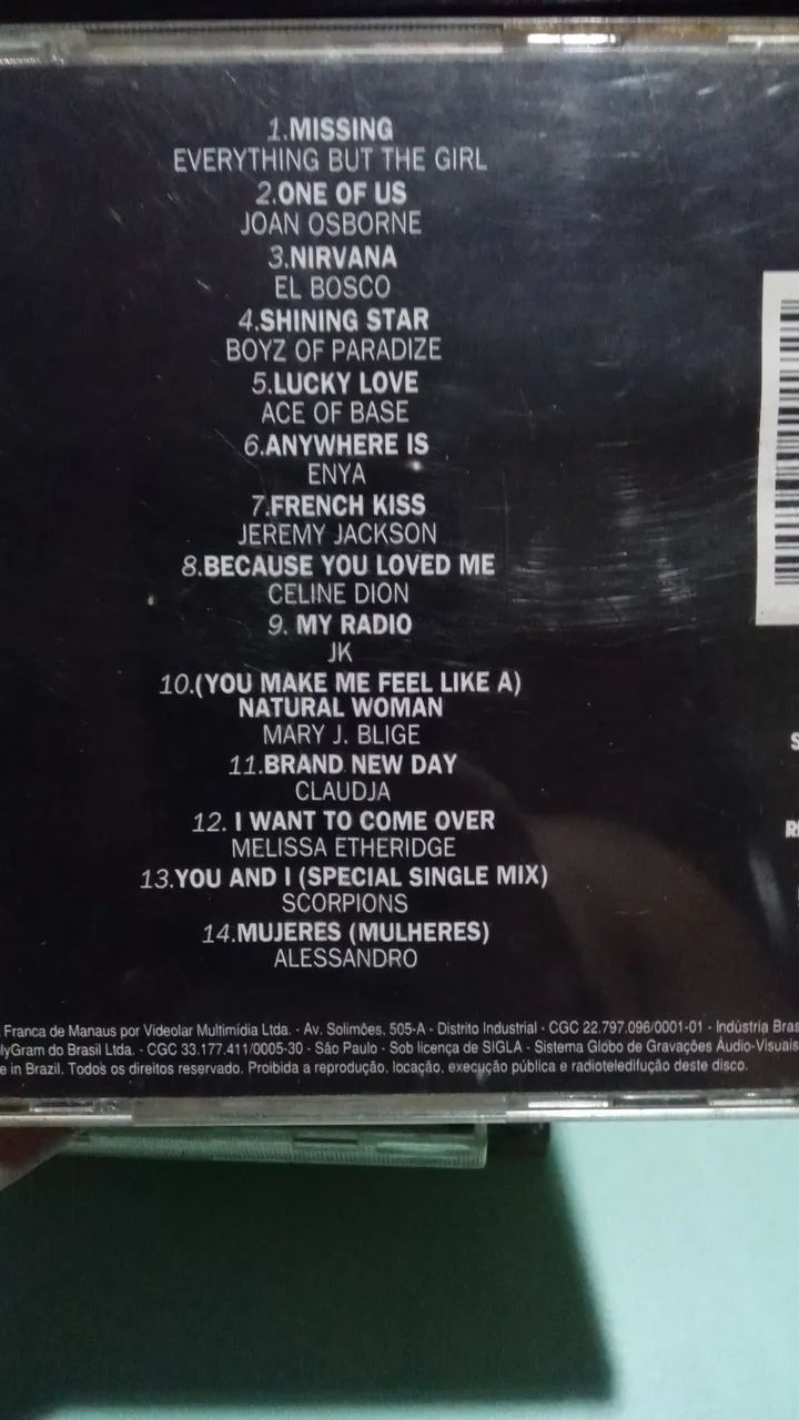 CD original da novela "Quem é você" trilhas internacionais  - Foto 2