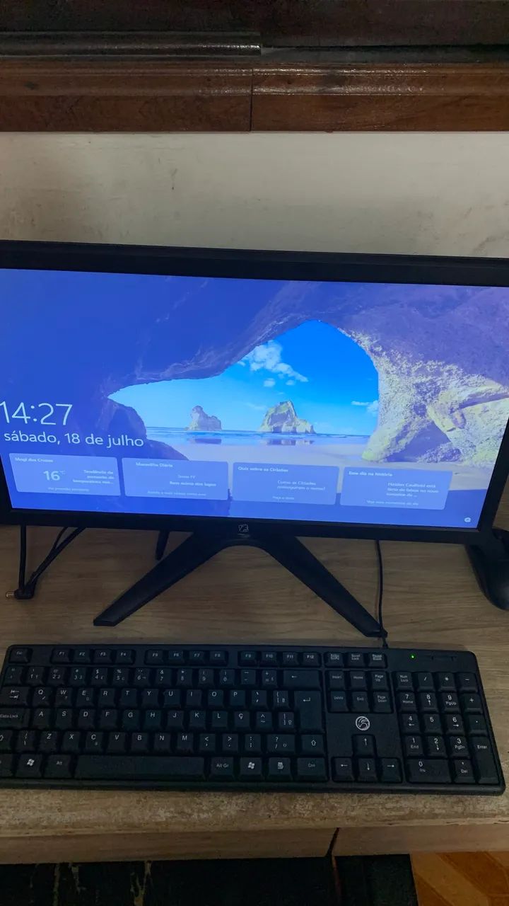 monitor led tronos 20 polegadas preto - Foto 3