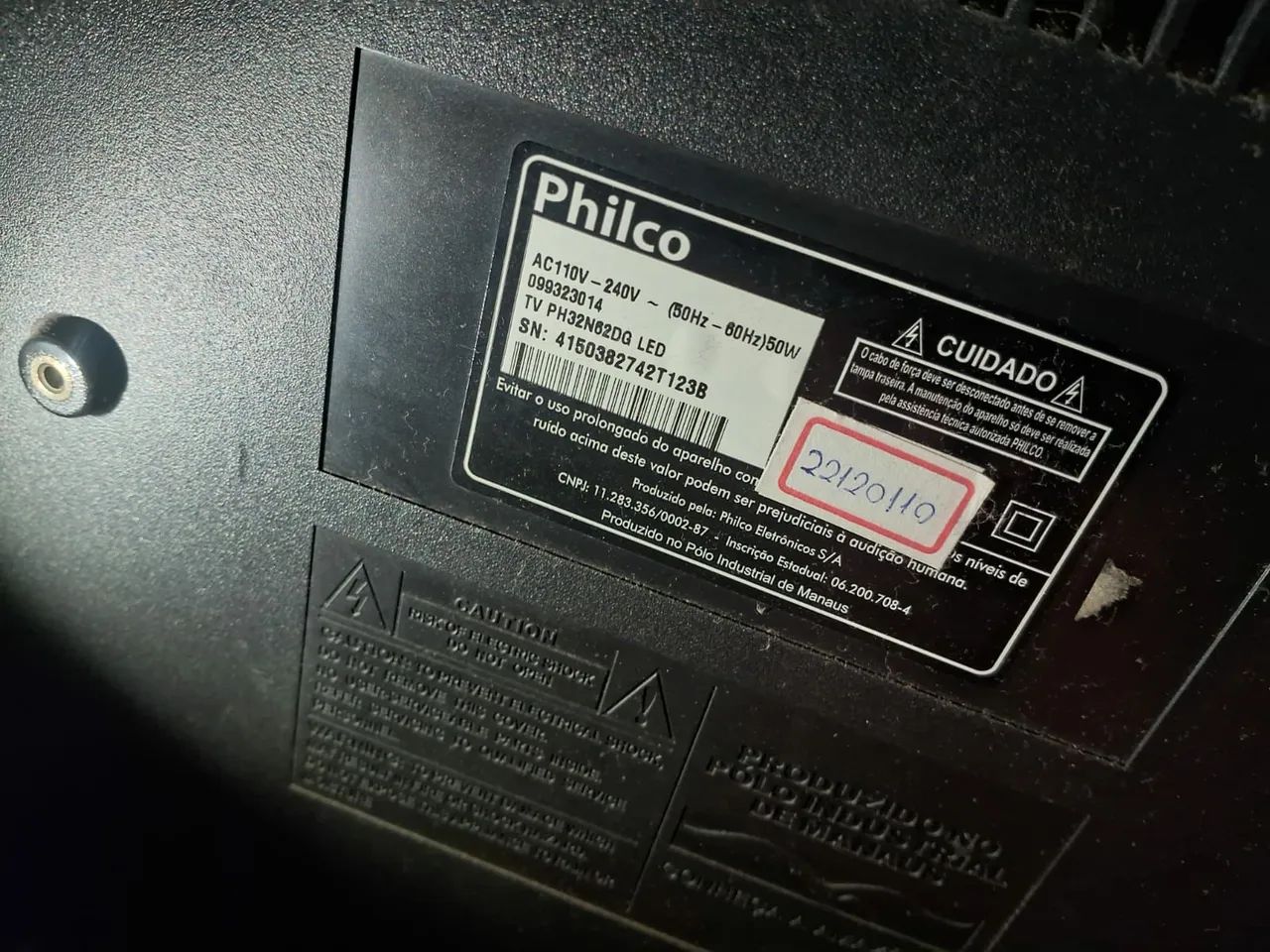 TV Philco 32 polegadas queimada - para conserto ou peças. - Foto 3