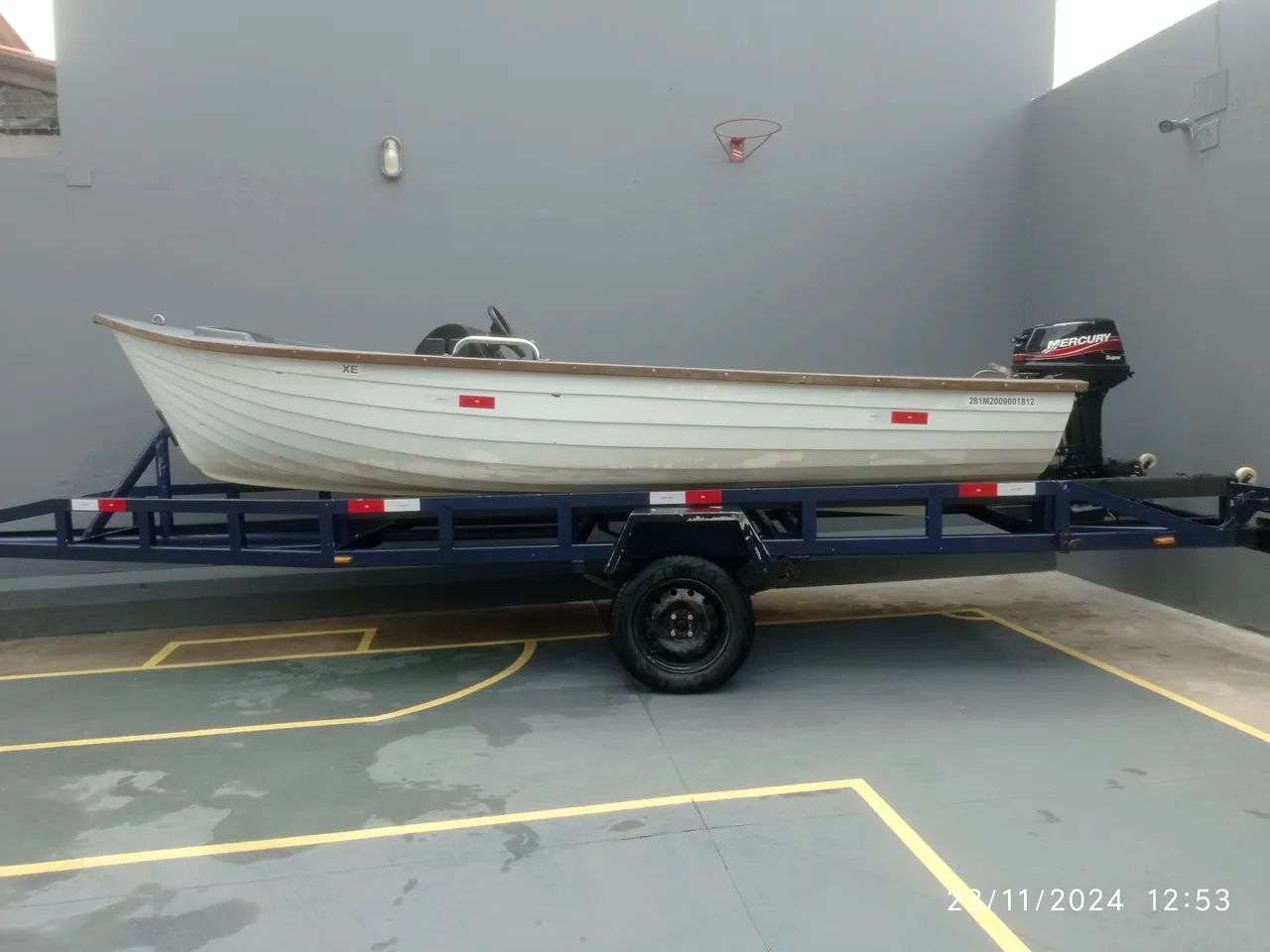 Lancha Barco Bote Mercury 15 Super  - Foto 6