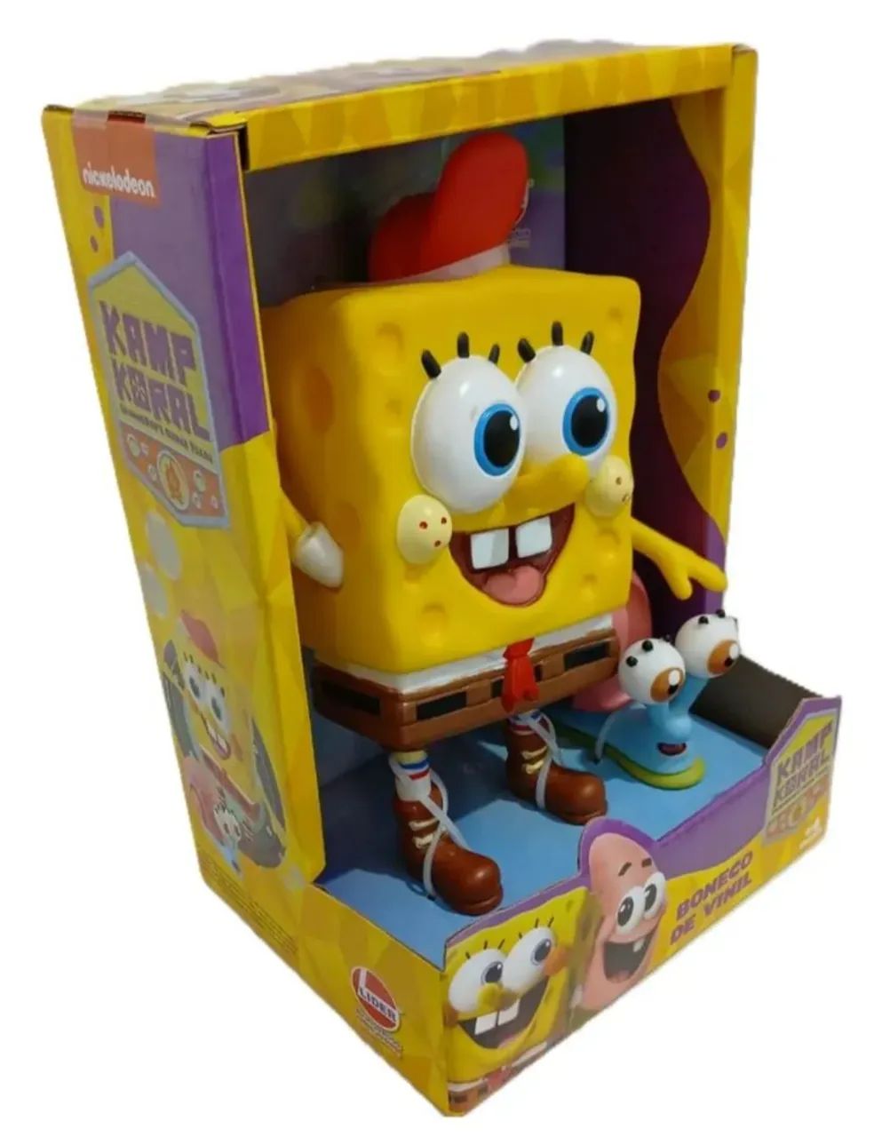 Boneco Bob Esponja Vinil Atóxico Oriiginal  - Foto 5