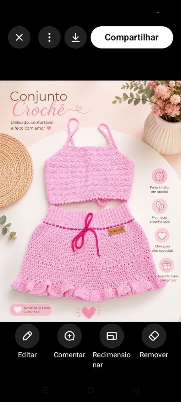 Roupas de crochê  - Foto 3