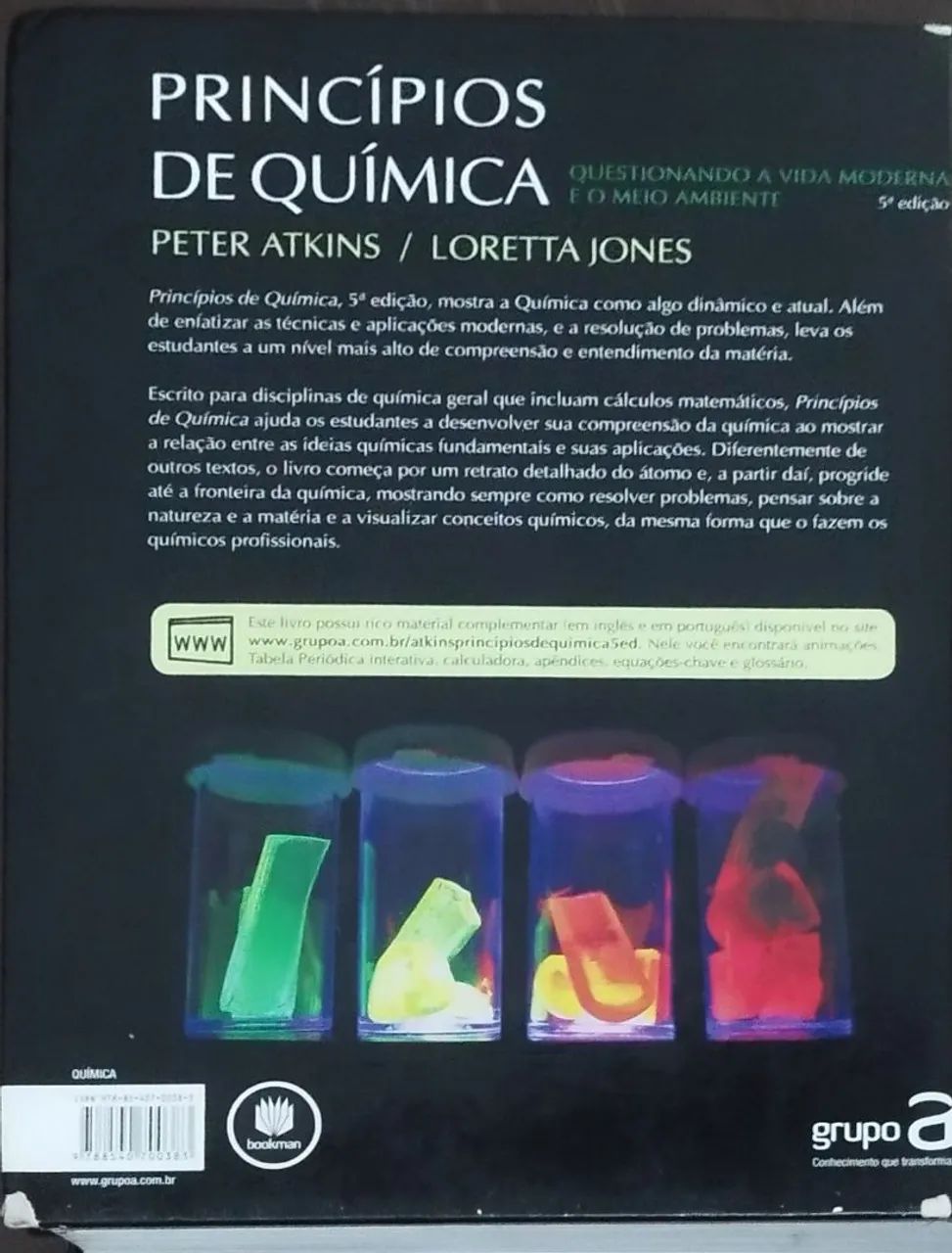Livro de química princípios de química -Atkins & jones - Foto 2