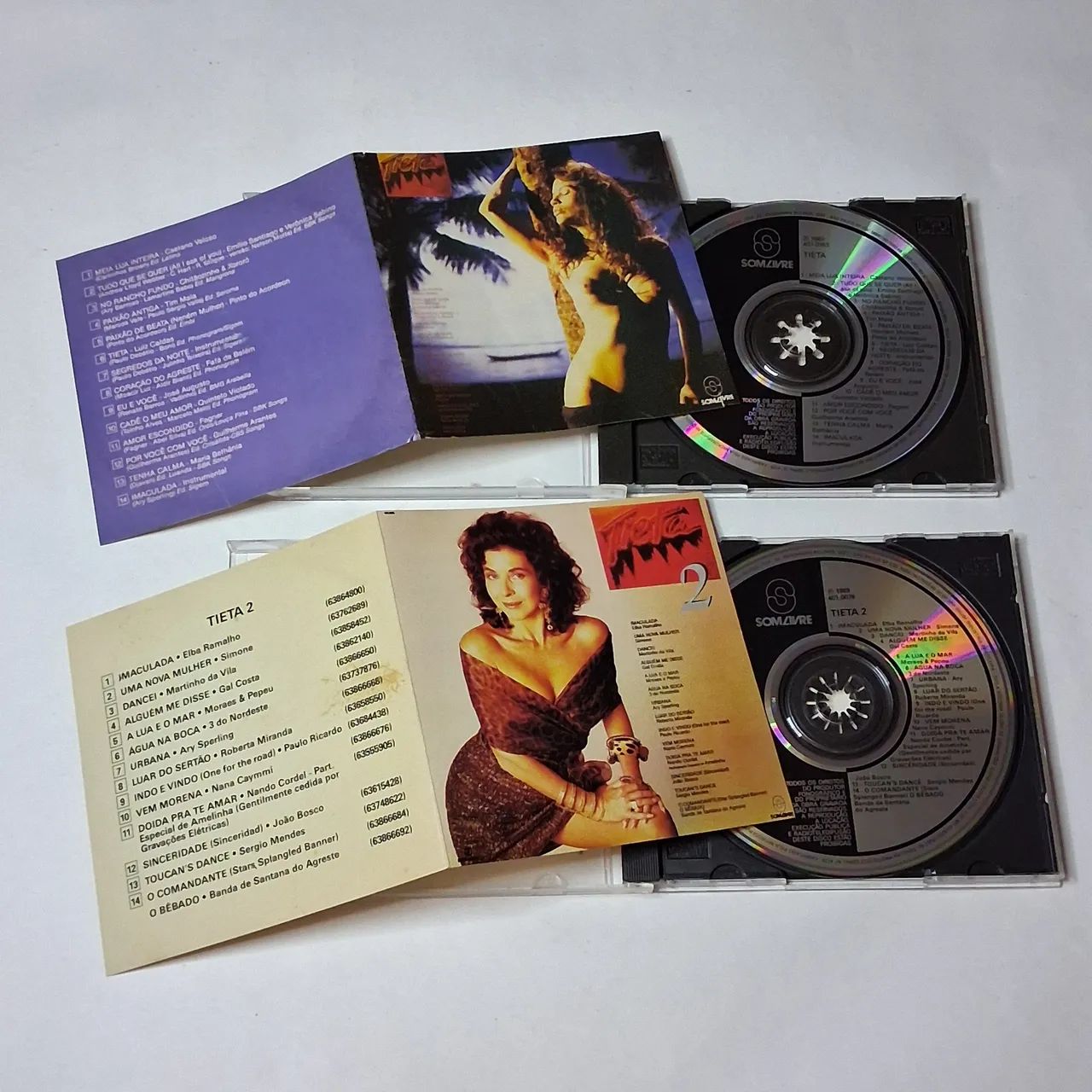 CD Tieta Volume 1 e 2 Original - Foto 3