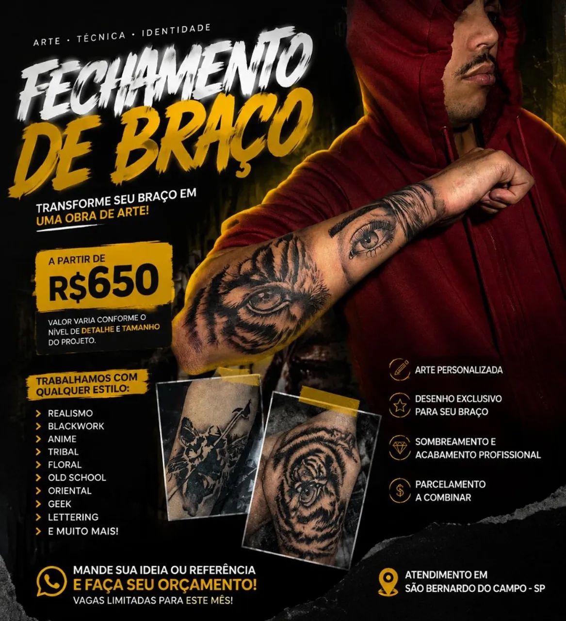 Promoção Qualquer Desenho (650$ Promocional)