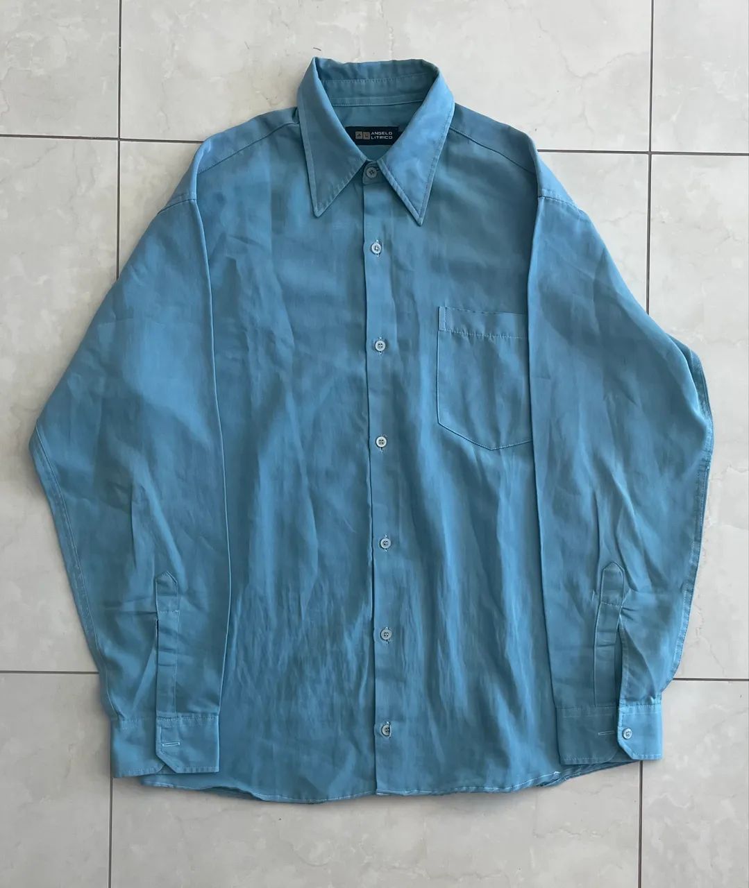 Camisa masculina, toque de seda, TAM. G. - Foto 3