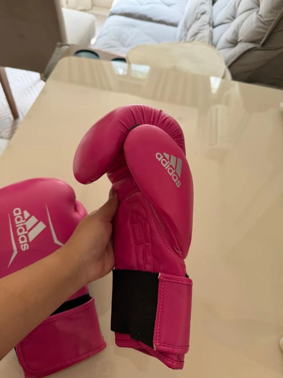 Luva Adidas Rosa Original  - Foto 2