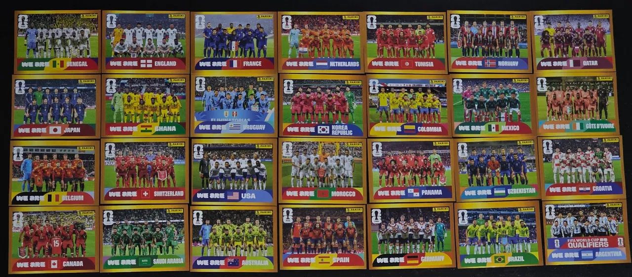 28 Figurinhas Douradas Álbum da Copa 2026 - Edição Limitada Original Panini - Foto 2