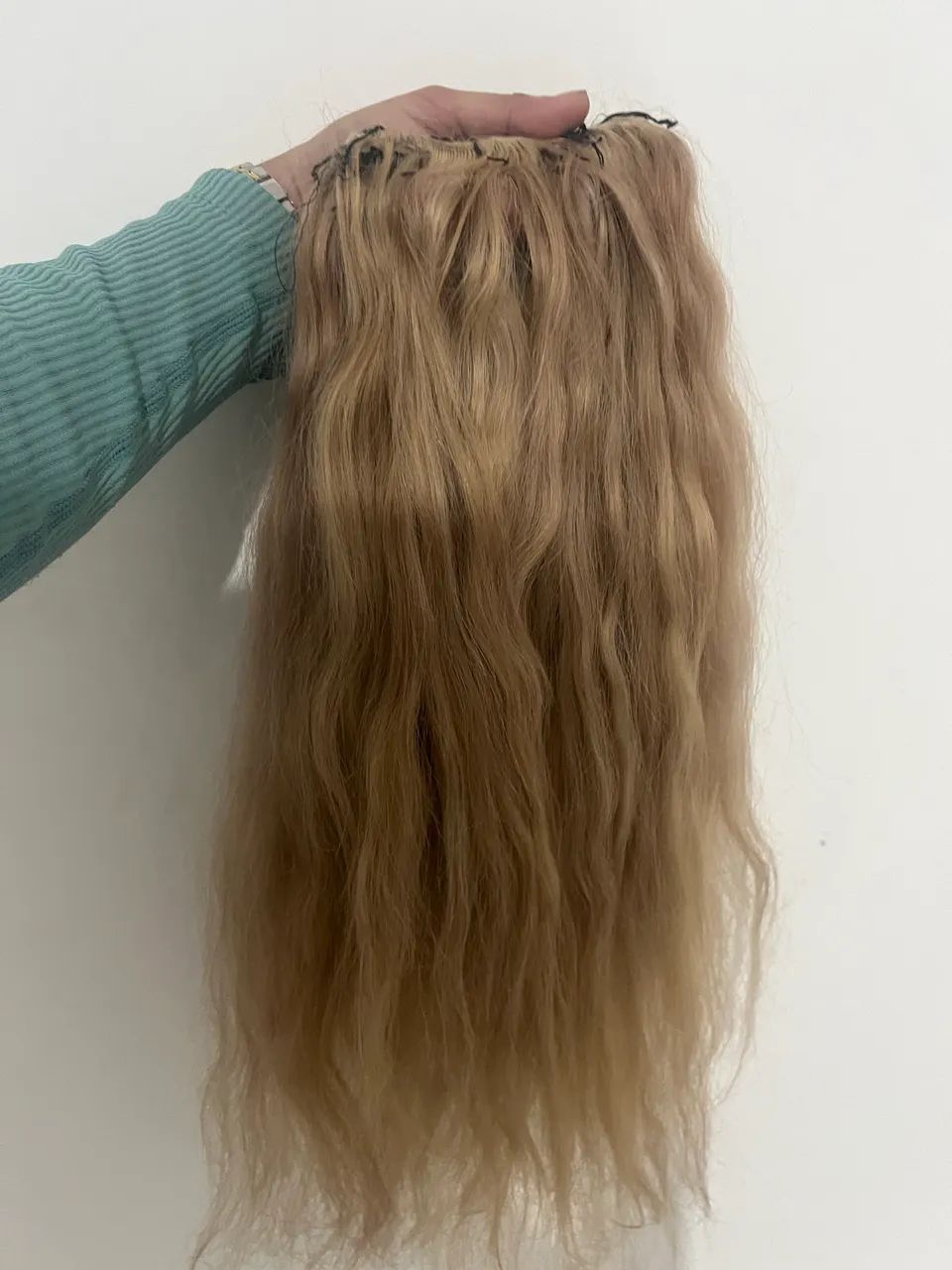 Mega hair humano loiro