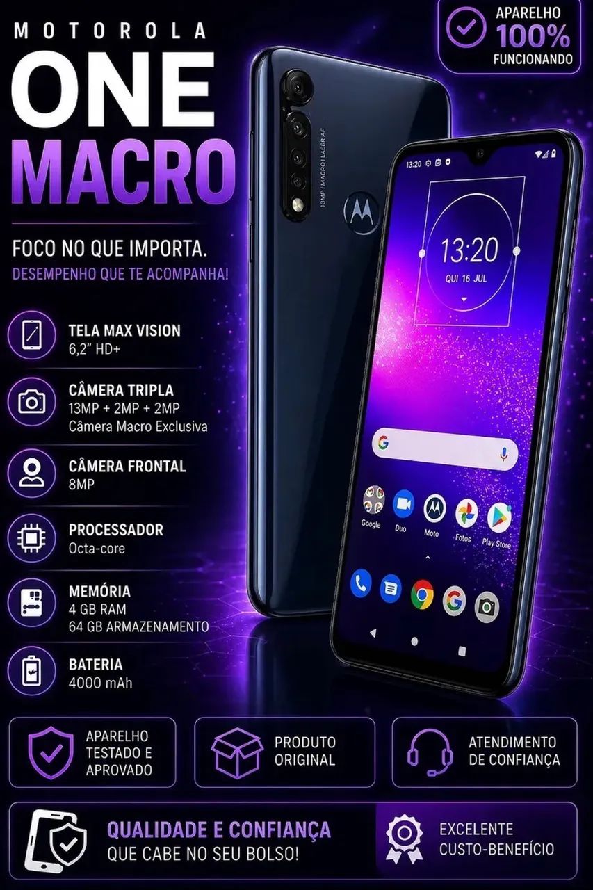 MOTOROLA ONE MACRO