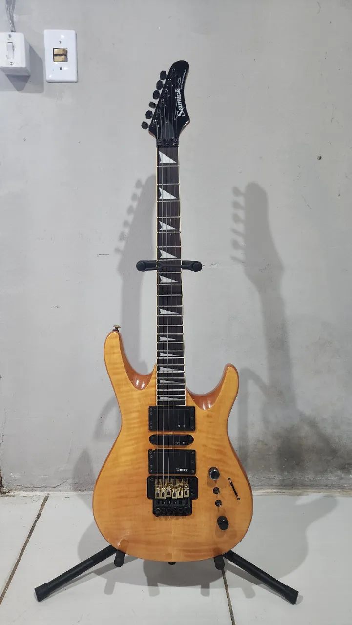 その他 STK-1 Guitarra Samick KR-570 Coreana 1990's EXCELENTE ACOMPANHA CASE