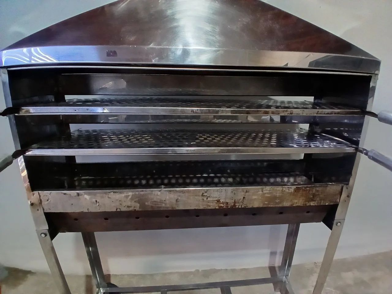 Churrasqueira para Espetinho INOX com Coifa - Foto 5