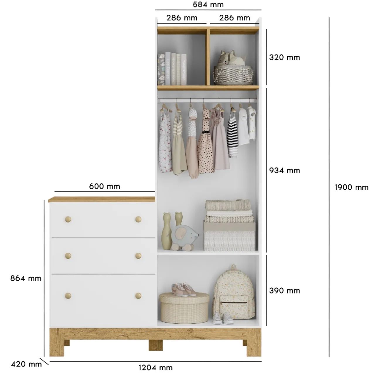 Cômoda Guarda Roupa - Foto 3