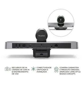 YEALINK VC200 + CP960 Seminovo Impecável - Foto 3