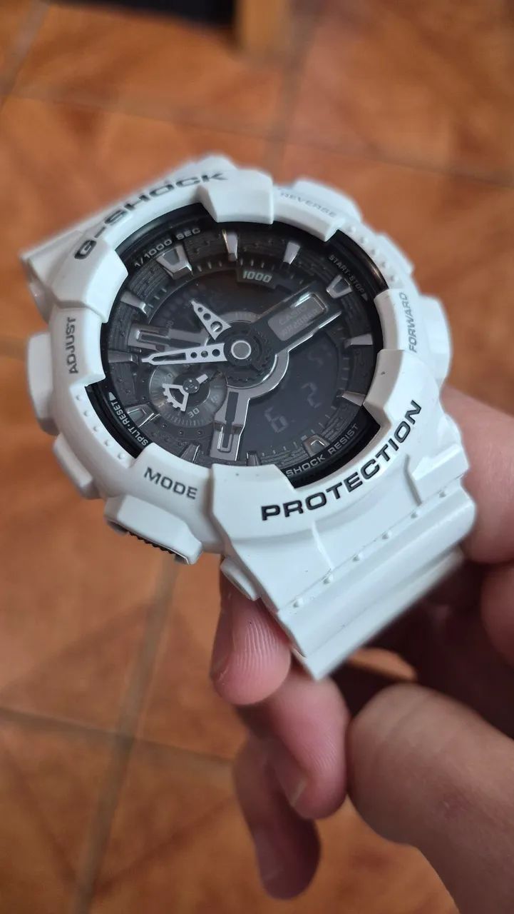 Casio G-Shock GA-110GW Original Branco - Foto 3