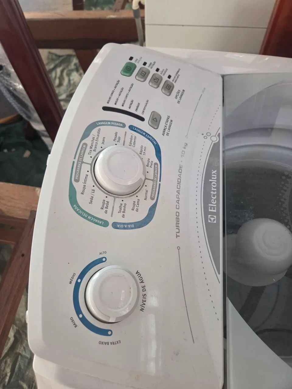Maquina 10 kg eletrolux