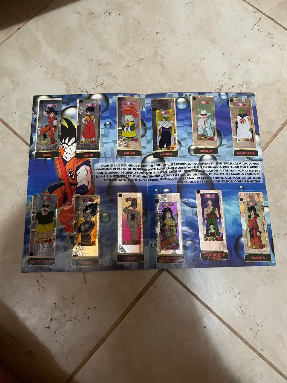 Álbum dragonball z bond roxo - Hobbies e coleções - São Benedito