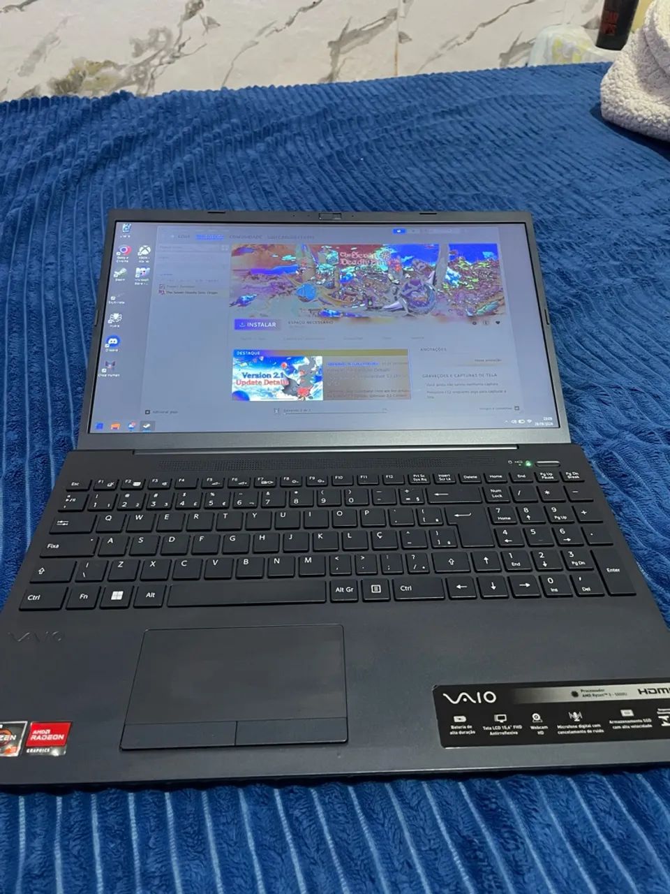 Notebook VAIO Ryzen 5 5500U 15.6 FHD  - Foto 4