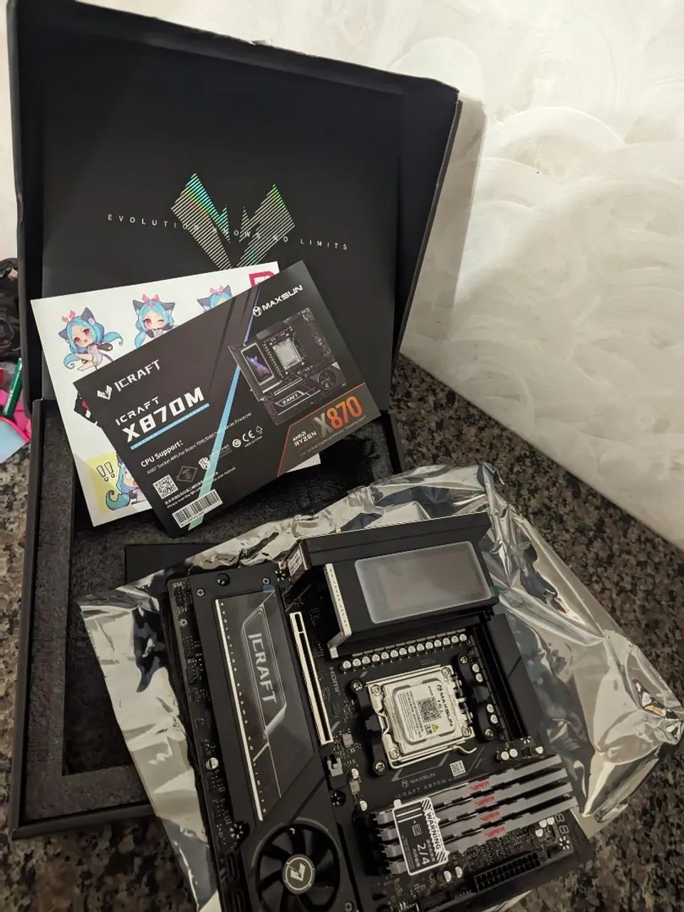 Kit placa mãe e memórias ( AM5 ) - Foto 5