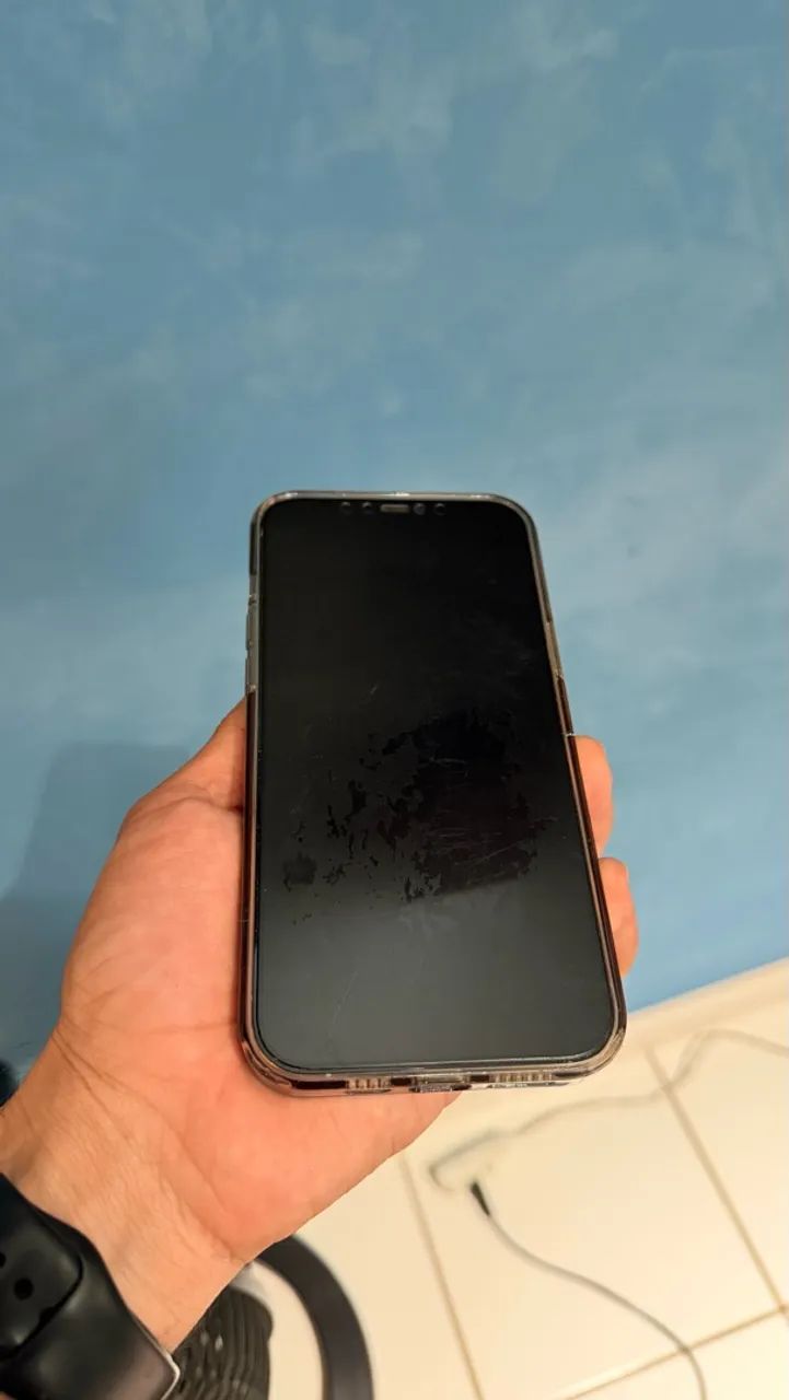 iPhone 12 Pro Max 256 GB Silver - Muito conservado - Foto 4