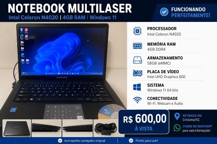 Vendo notebook  - Foto 2