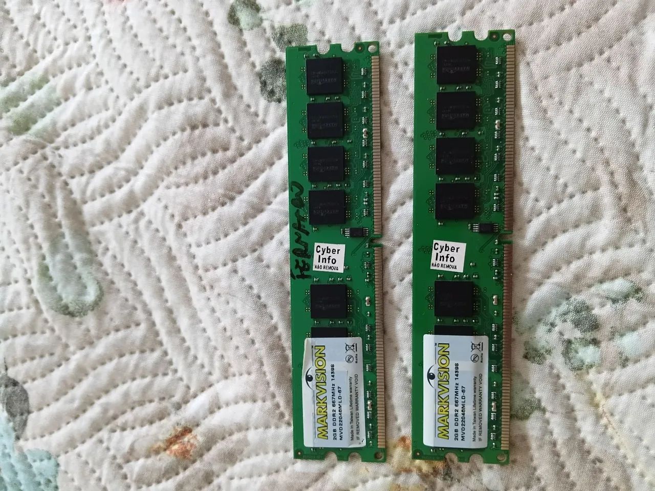 2 Memória Ram 2Gb DDR2 MarkVision