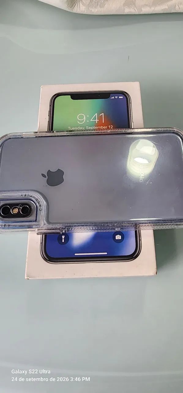 Iphone x 256gb R$= 650,00 pra sair logo - Foto 4