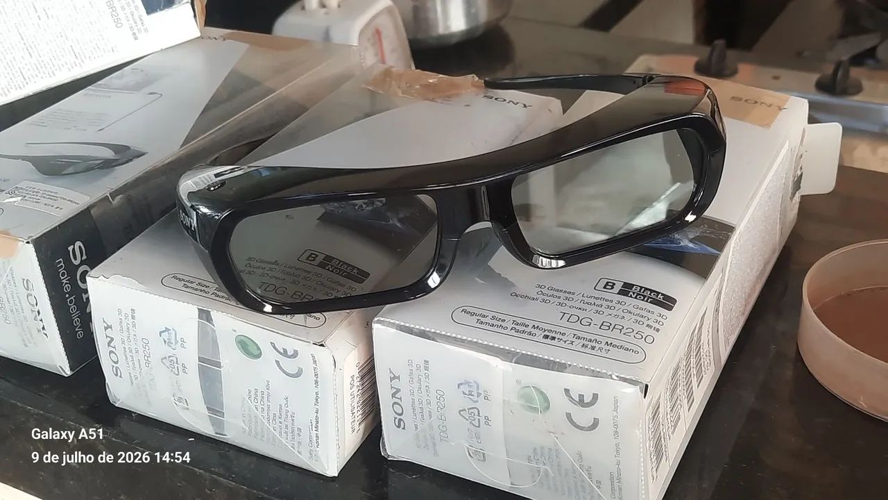 4 Óculos 3d sony (valor dos 4 )
