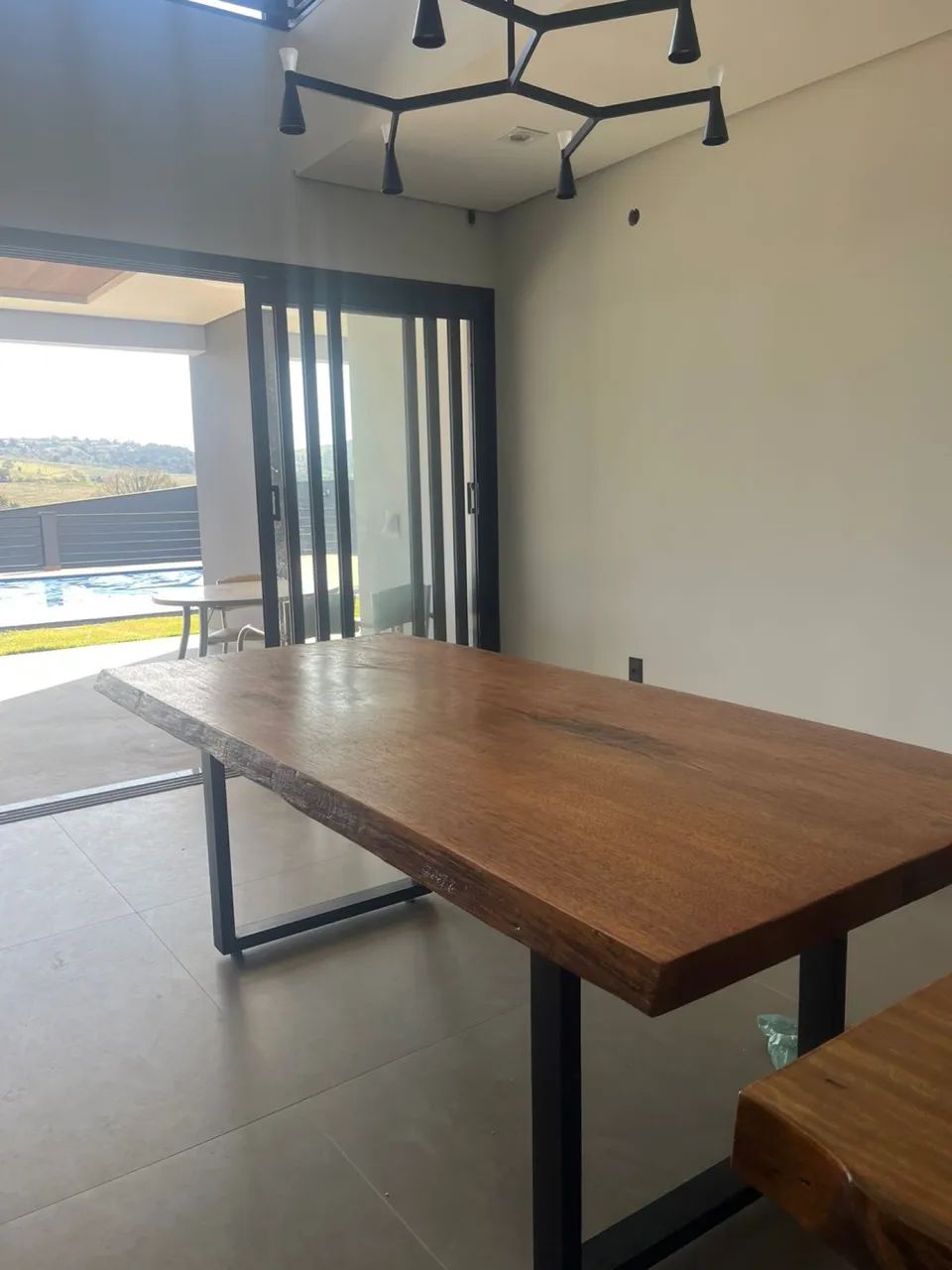 Mesa 3 metros madeira nobre - Foto 2