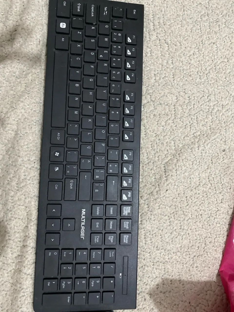Teclado e mouse multilaser