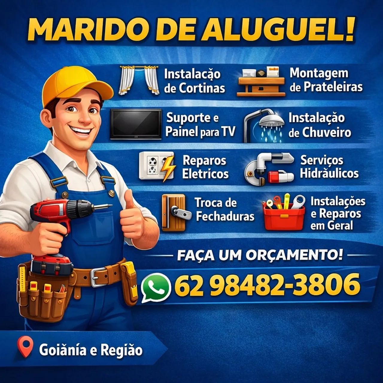 Marido de aluguel - faz tudo - instalador 