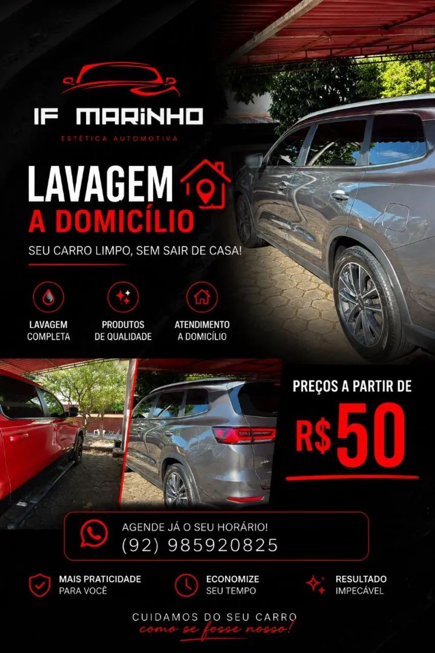 Lavagem de carro/moto a domicílio