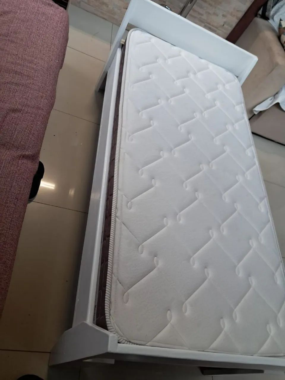 Torrando...Minicama com colchão de molas ensacadas praticamente novos! - Foto 4