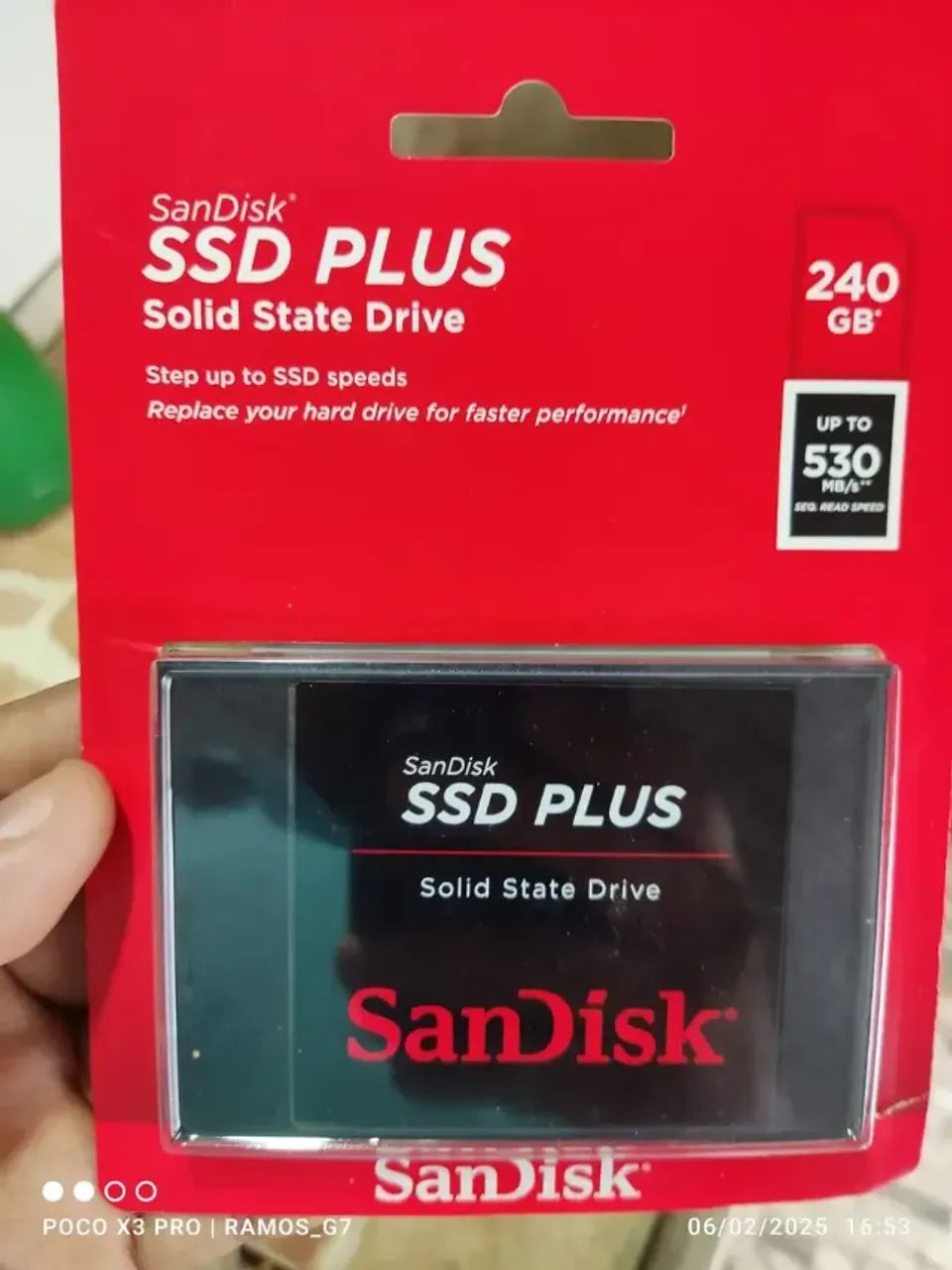 SSD Sandisk 240gb (SUPERNOVO)