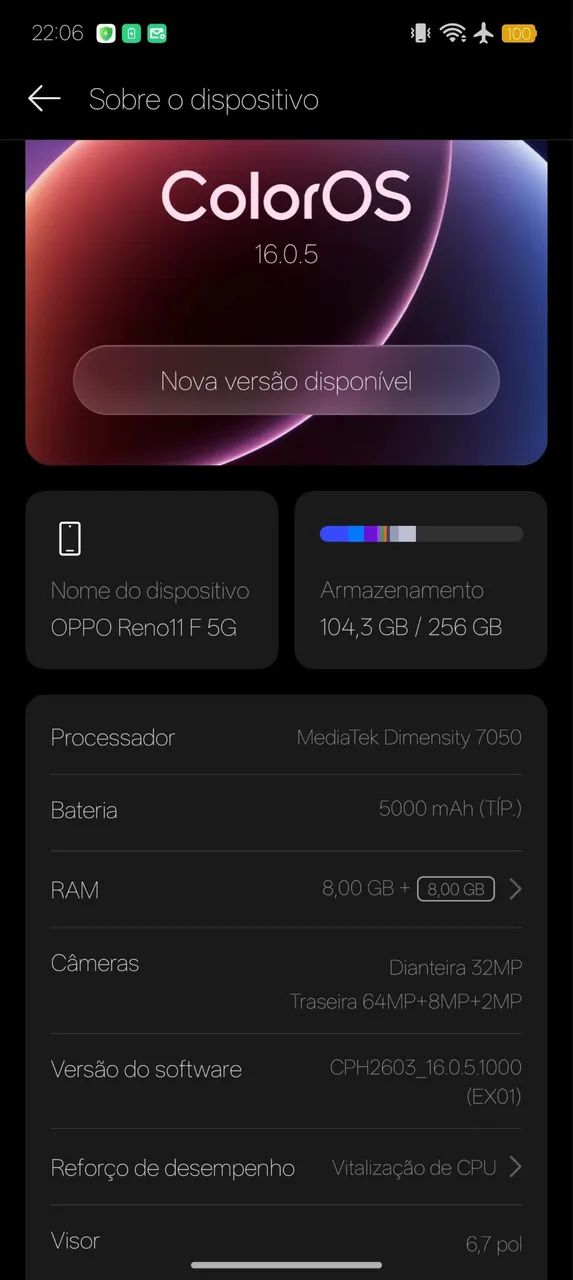 Vendo celular Oppo Reno 11F 256g