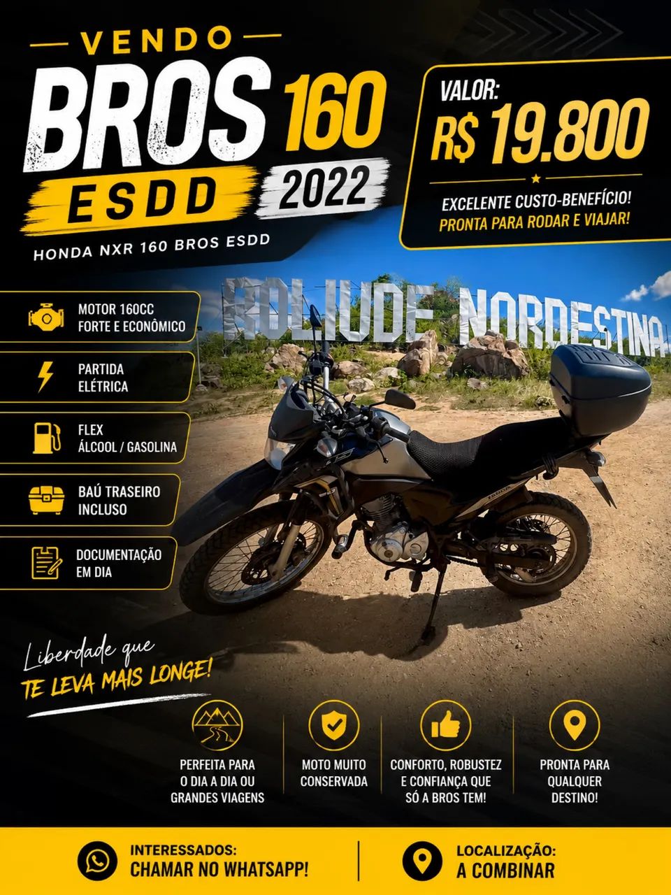 Vendo moto bros 