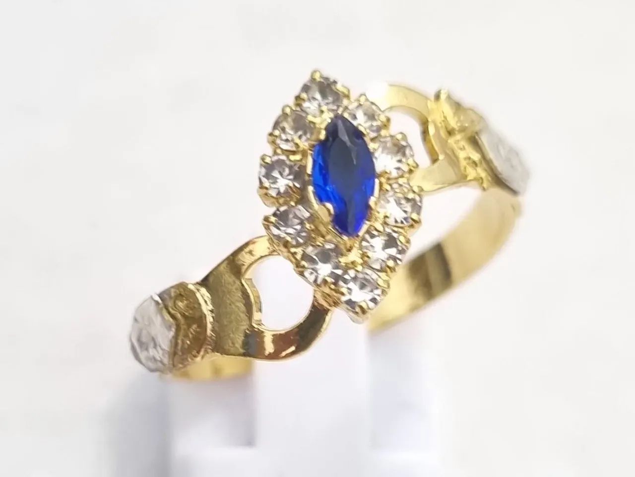 Anel de formatura psicologia folheado a ouro 18k