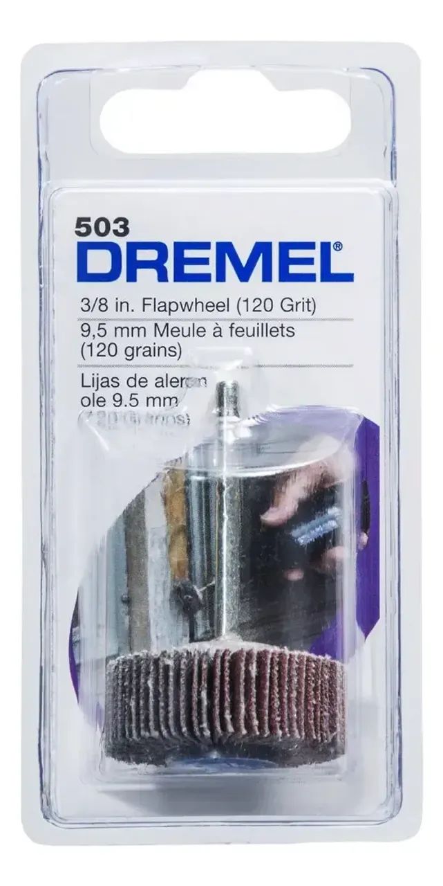 Roda De Lixa 503 3/8 Dremel Quantidade de cascalhos 120