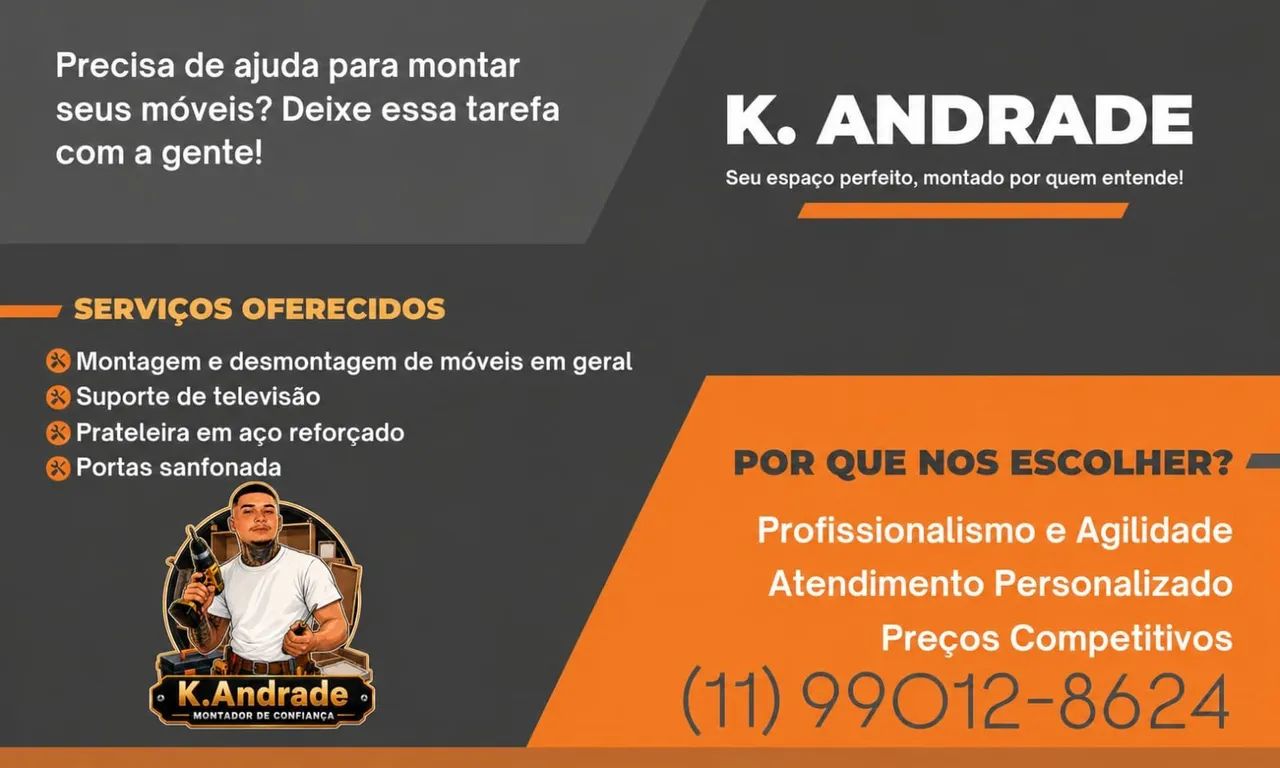 MONTADOR DE MOVEIS PROFISSIONAL