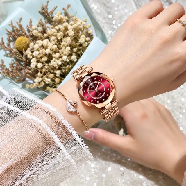 Relógio Feminino Quartz Resistente à Água - Estilo Elegante - Foto 3