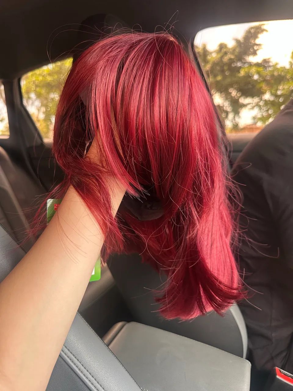 Peruca Orgânica Vinho/Vermelho  - Foto 3