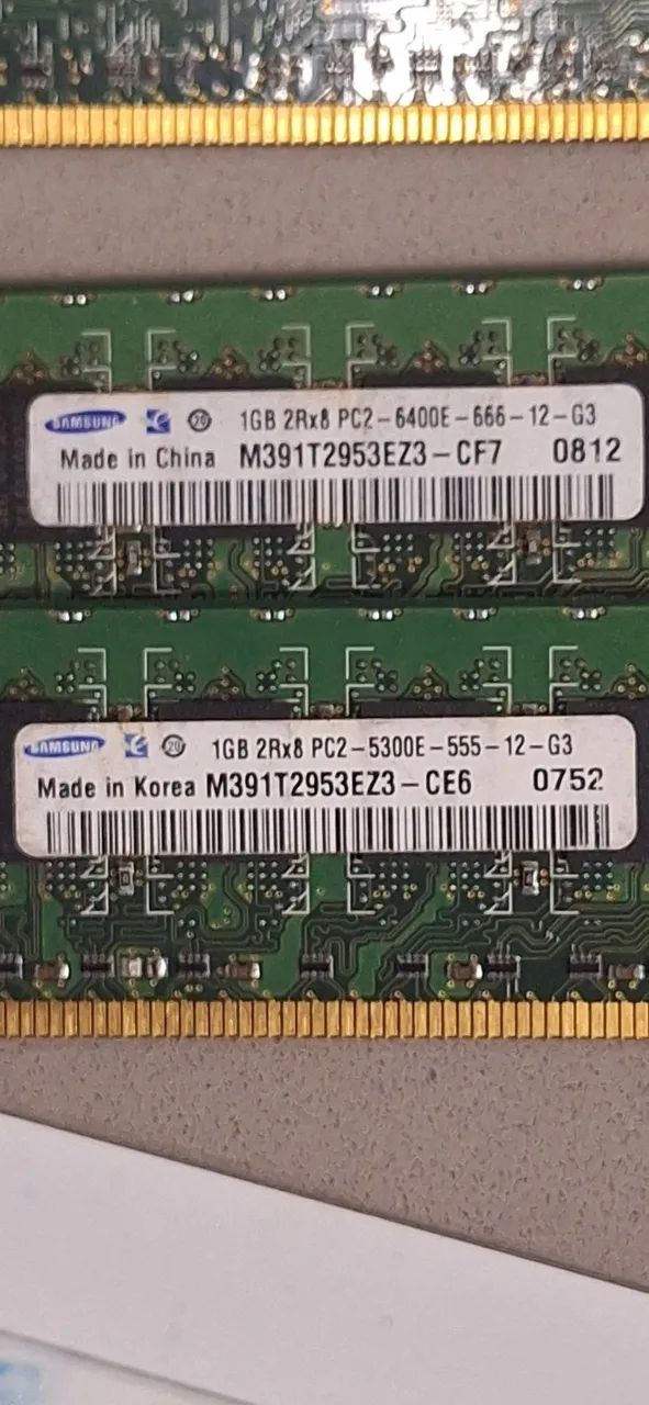 6x 1gb Ddr2 samsung  - Foto 3