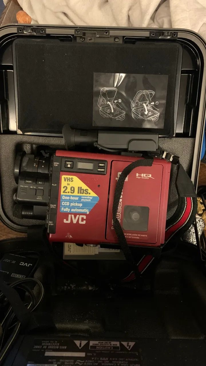 Filmadora JVC VHS 
